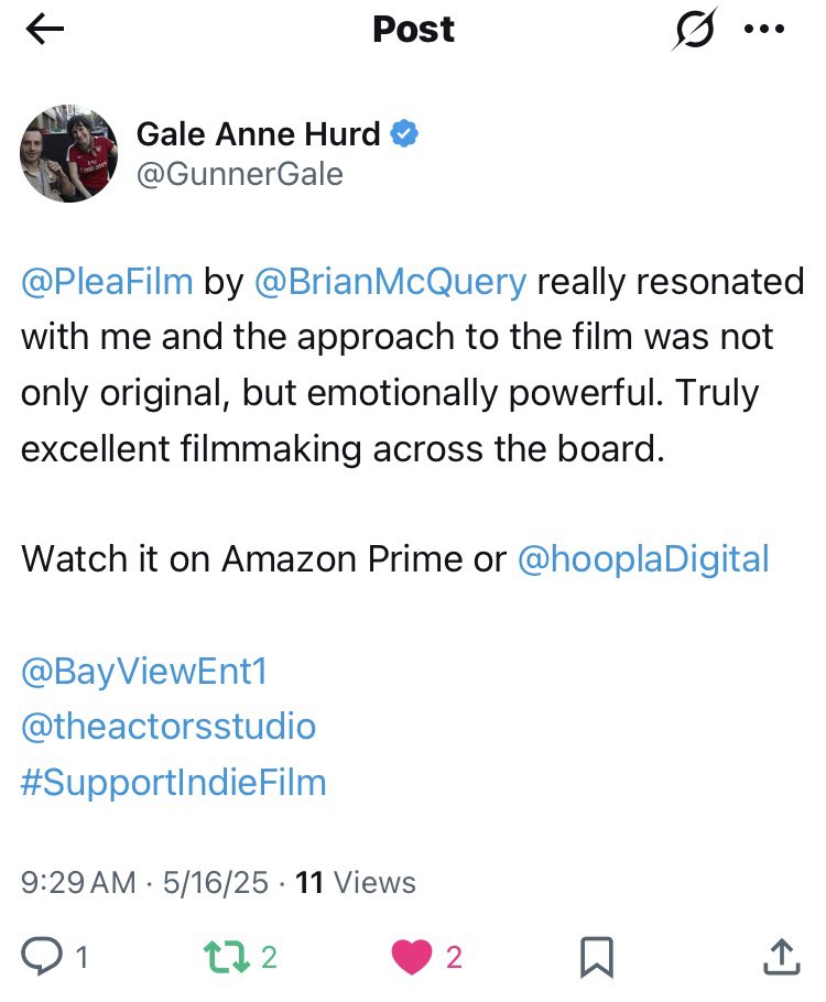 <a href="/benny_safdie/">Benny safdie</a> I saw THE SMASHING MACHINE this afternoon at Regal Cinemas Sherman Oaks!

Check out my movie <a href="/PleaFilm/">PleaFilm</a> on <a href="/Amazon/">Amazon</a> or <a href="/Tubi/">Tubi</a>!