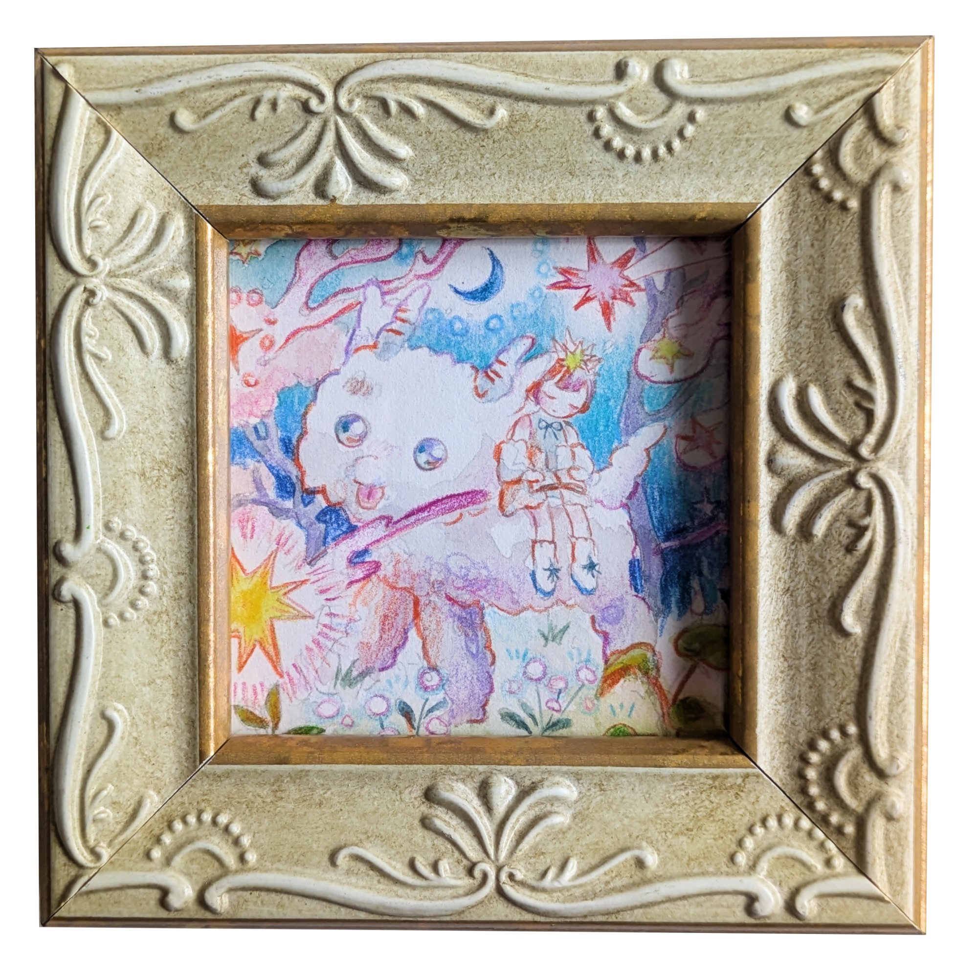 西山本 丘人、雪の降る前、限定800部城、希少画集画、新品額装付 西山本 丘人、雪の降る前、限定800部城、希少画集画、新品