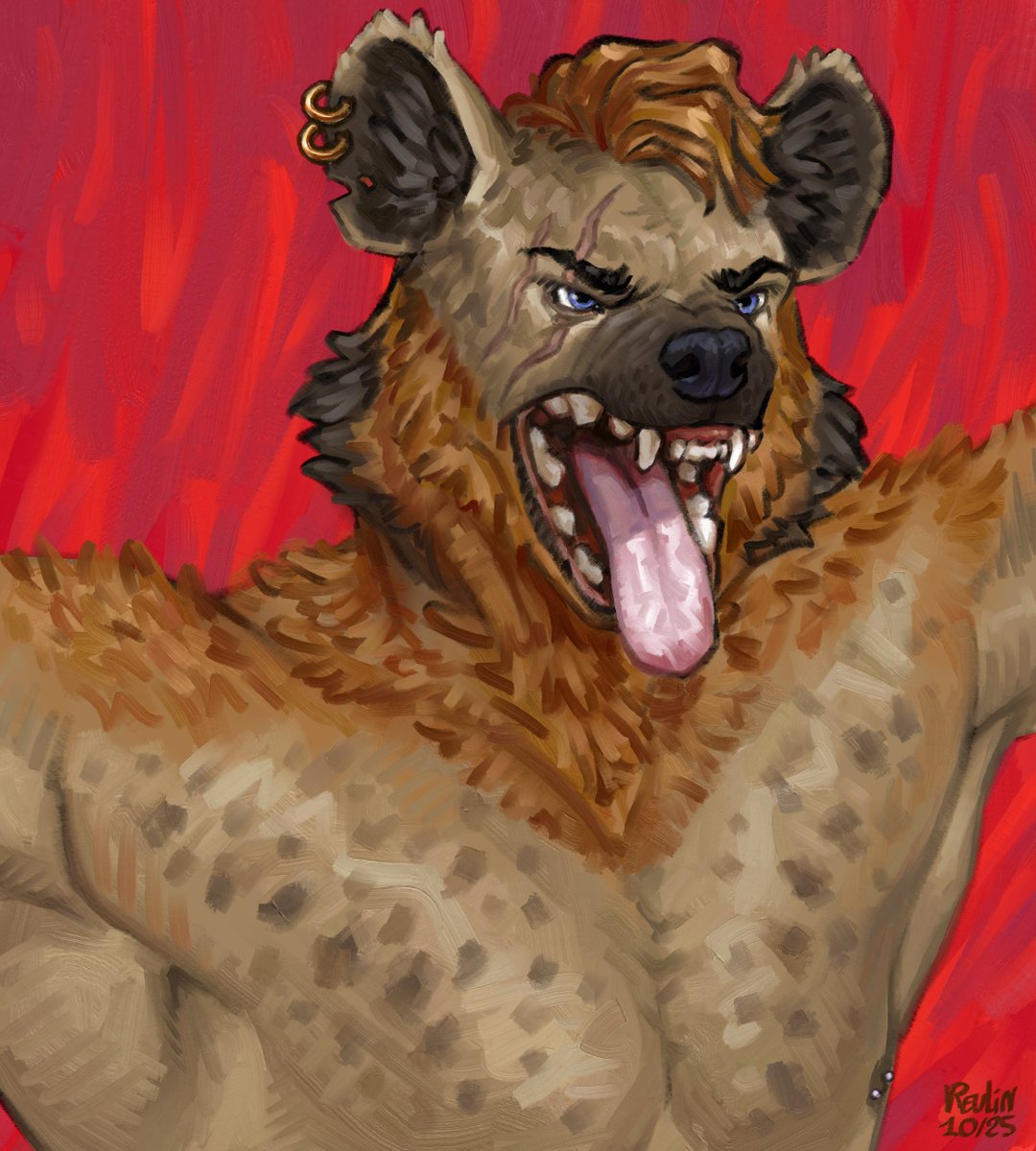 Day 2 of the #weretober: Gnoll! :]

#weretober2025 #furryart