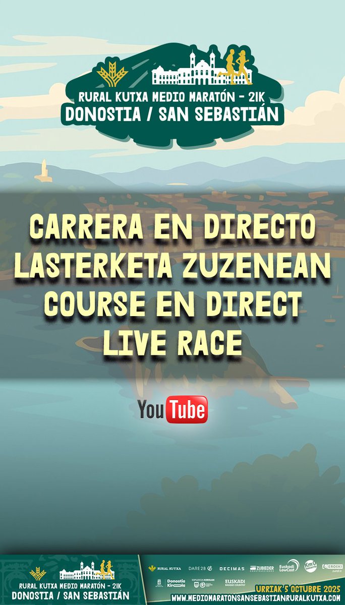 Medio Maratón San Sebastián - Rural Kutxa tweet media