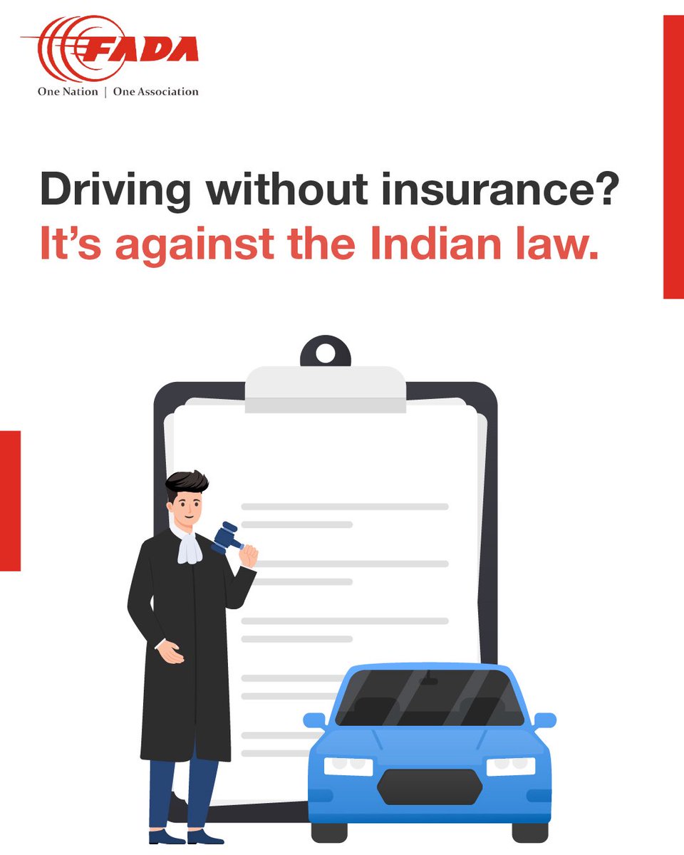FADA_India's tweet photo. #Insurance is more than just a document – it’s your shield on the road. From financial protection and legal compliance to complete peace of mind, it’s what keeps every journey secure.
#DealershipForGood #FADA https://t.co/siGBi3K1R7