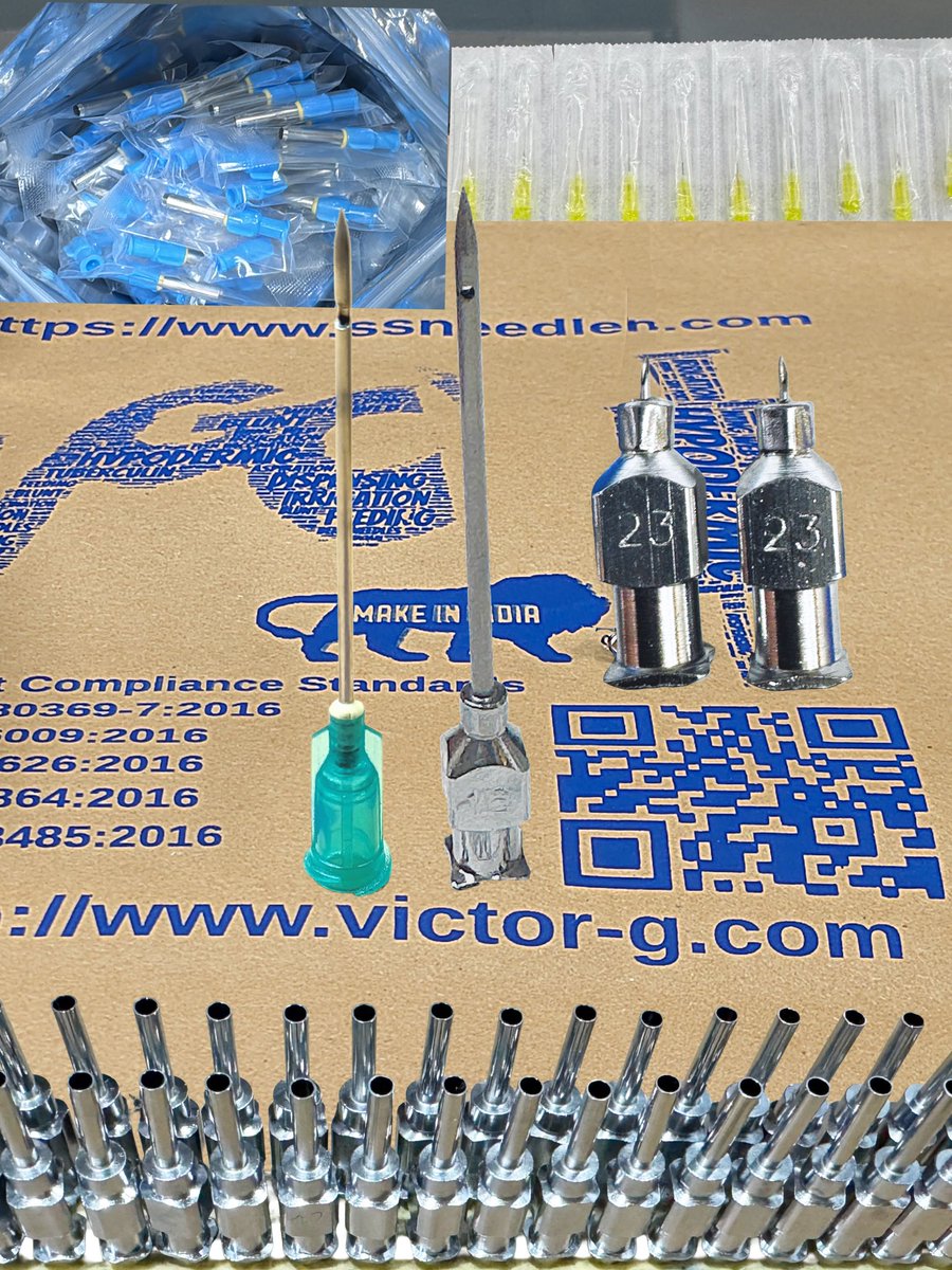 luerlockneedles's tweet photo. Custom Hypodermic Needles, made simple.
Victor-G delivers OEM &amp; custom solutions with precision, reliability &amp; scale.

✅ Precision Engineering
✅ Global Standards
✅ OEM &amp; Custom Options

👉 Simplify your next project: https://t.co/5fA9TdnYek

#MedicalDevices #OEM #MadeInIndia https://t.co/07E3B1D7su