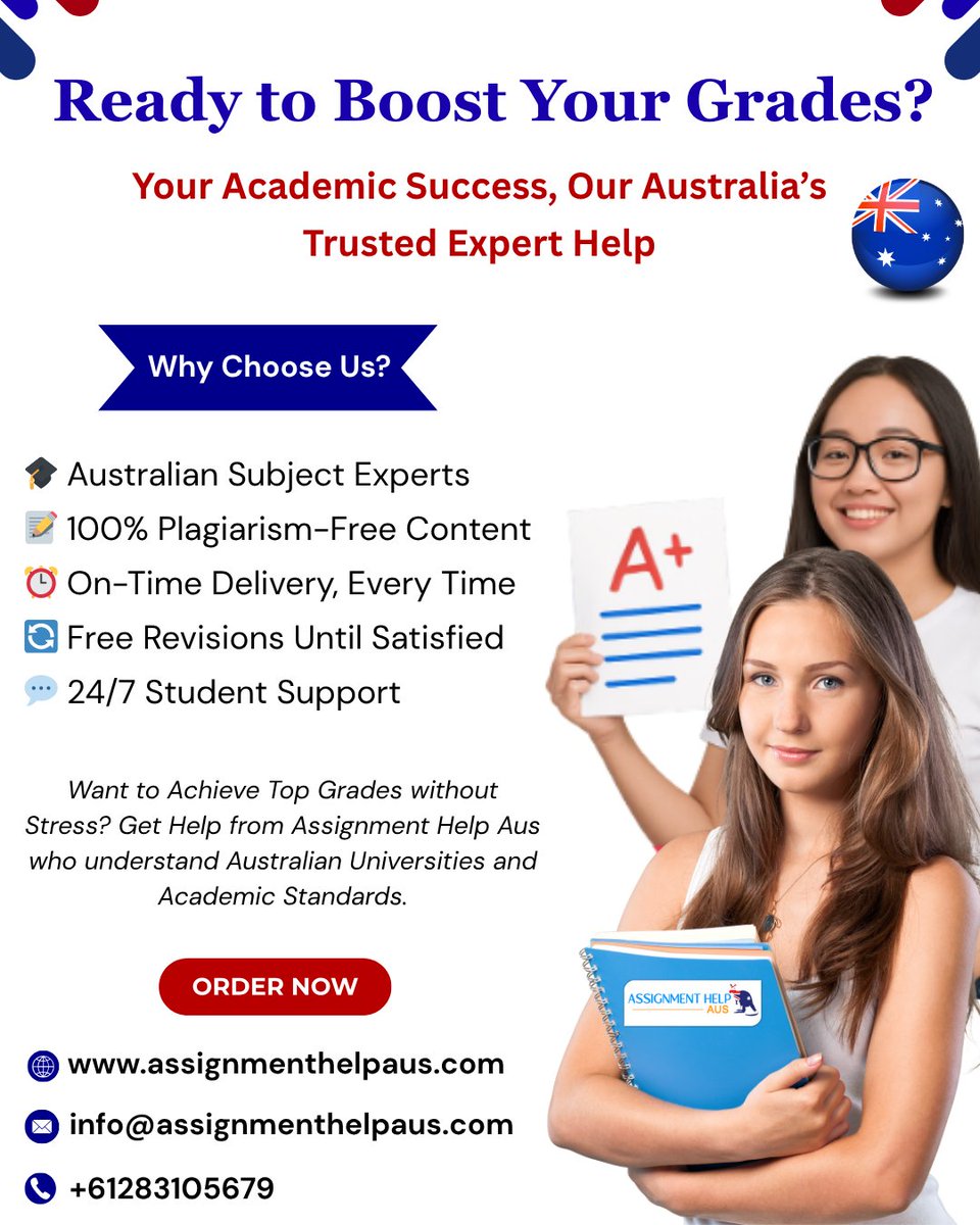aus_assignment's tweet image. ✨ Want to Achieve High Grades? 🚀Your academic success starts here with Australia’s professional expert help at  Assignmenthelpaus.com

👉 tinyurl.com/337j76mp

#assignmenthelpauscom #assignmentwriters #assignmentexperts #assignmenthelpexperts #assignmenthelpwriters