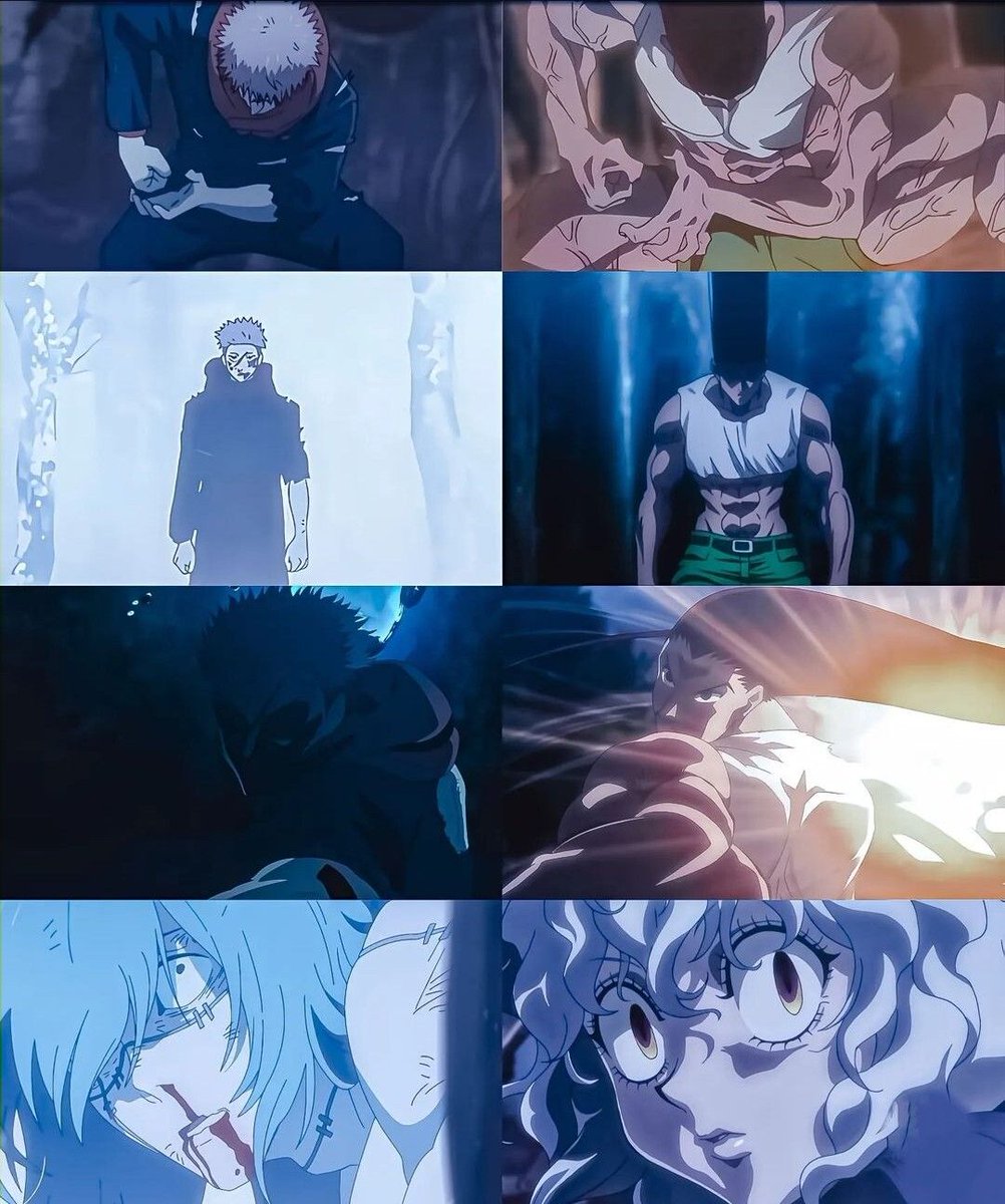 anime_shots's tweet image. Jujutsu Kaisen vs Hunter x Hunter