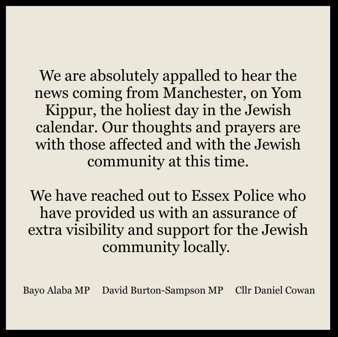 We stand with Manchester in the face of their heinous, cowardly attack