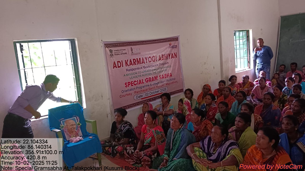ITDA_BARIPADA's tweet photo. ADI KARMAYOGI ABHIYAN
Talakpokhari GP, Kusumi Block
#AdiKarmayogiAbhiyan
#adisewaparv https://t.co/5smPp98gZC