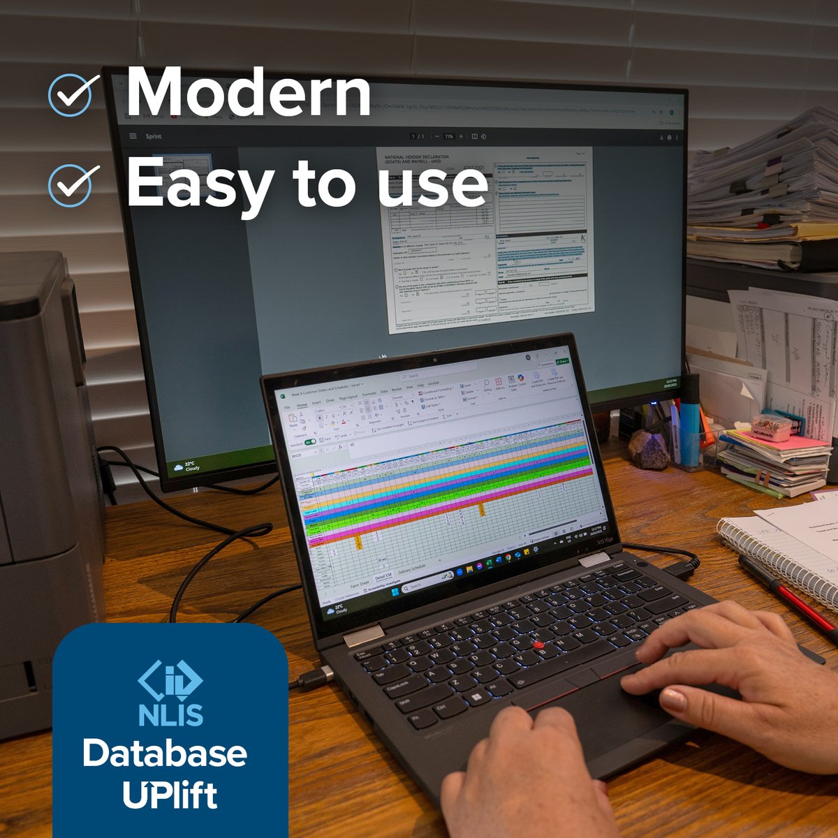 We’re building an uplifted NLIS database that will still do everything the current system does, but will be more modern, easier to use, and better at supporting livestock traceability and compliance. 

More information on the project is available here: bit.ly/40sDYvL