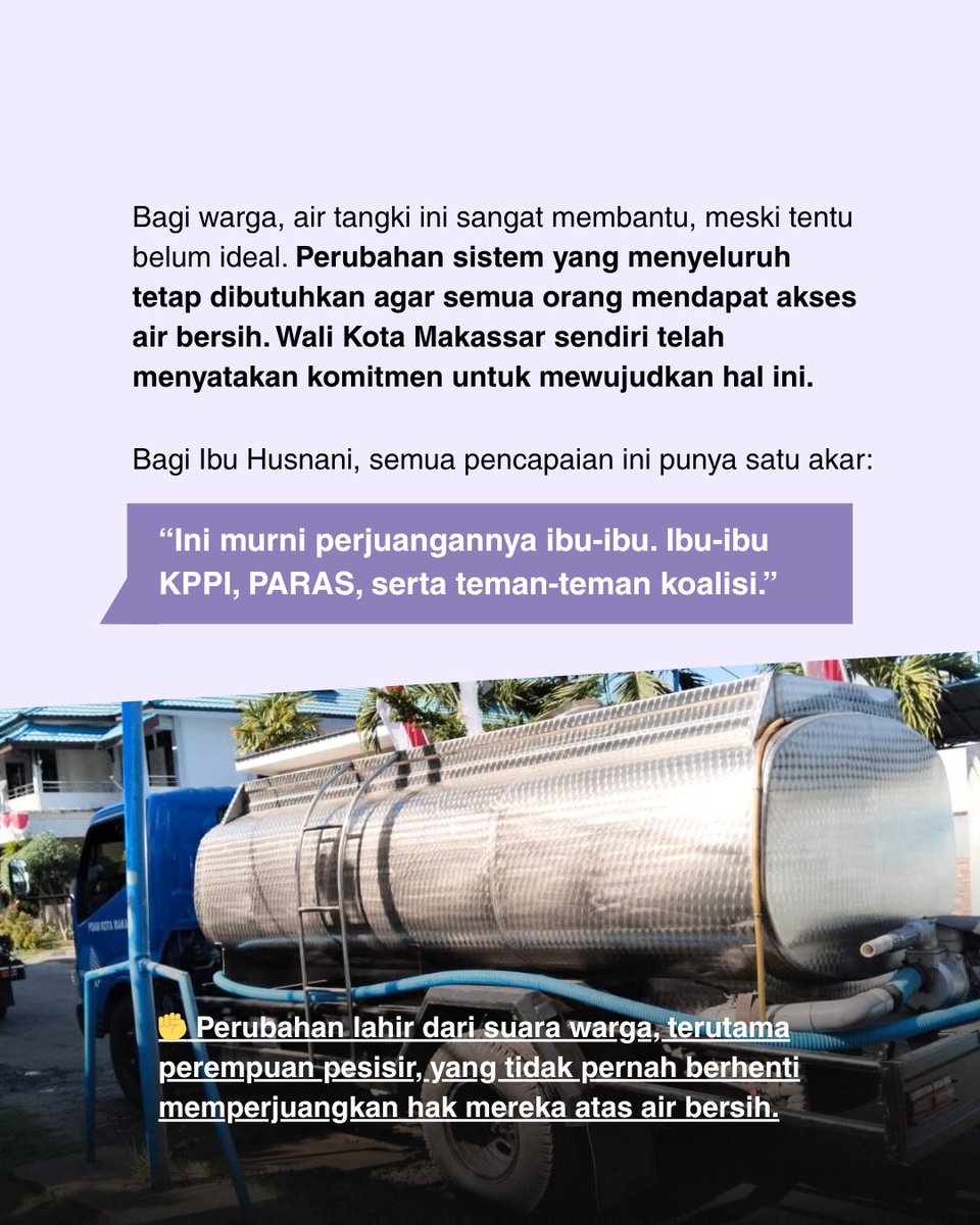 IbpIndonesia's tweet image. Perubahan nyata bisa lahir dari suara warga 💪
Yuk baca cerita advokasi oleh perempuan pesisir dalam menghadirkan air bersih👆

#koalisiPRIMA #ibpindonesia #openbudgets #airbersih #perempuanpesisir #advokasi #anggaran #inklusif