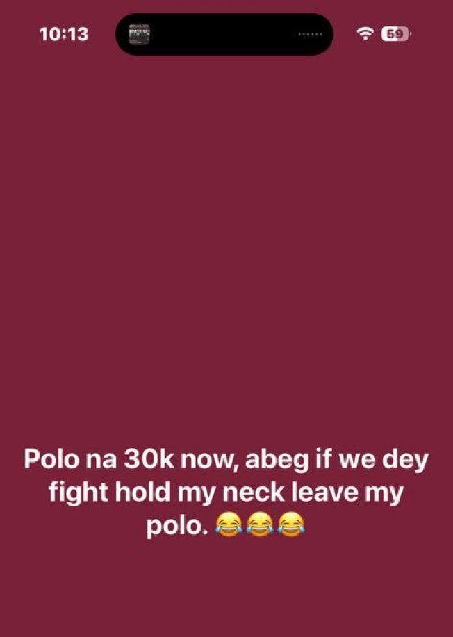 yabaleftonline's tweet image. Real o😂