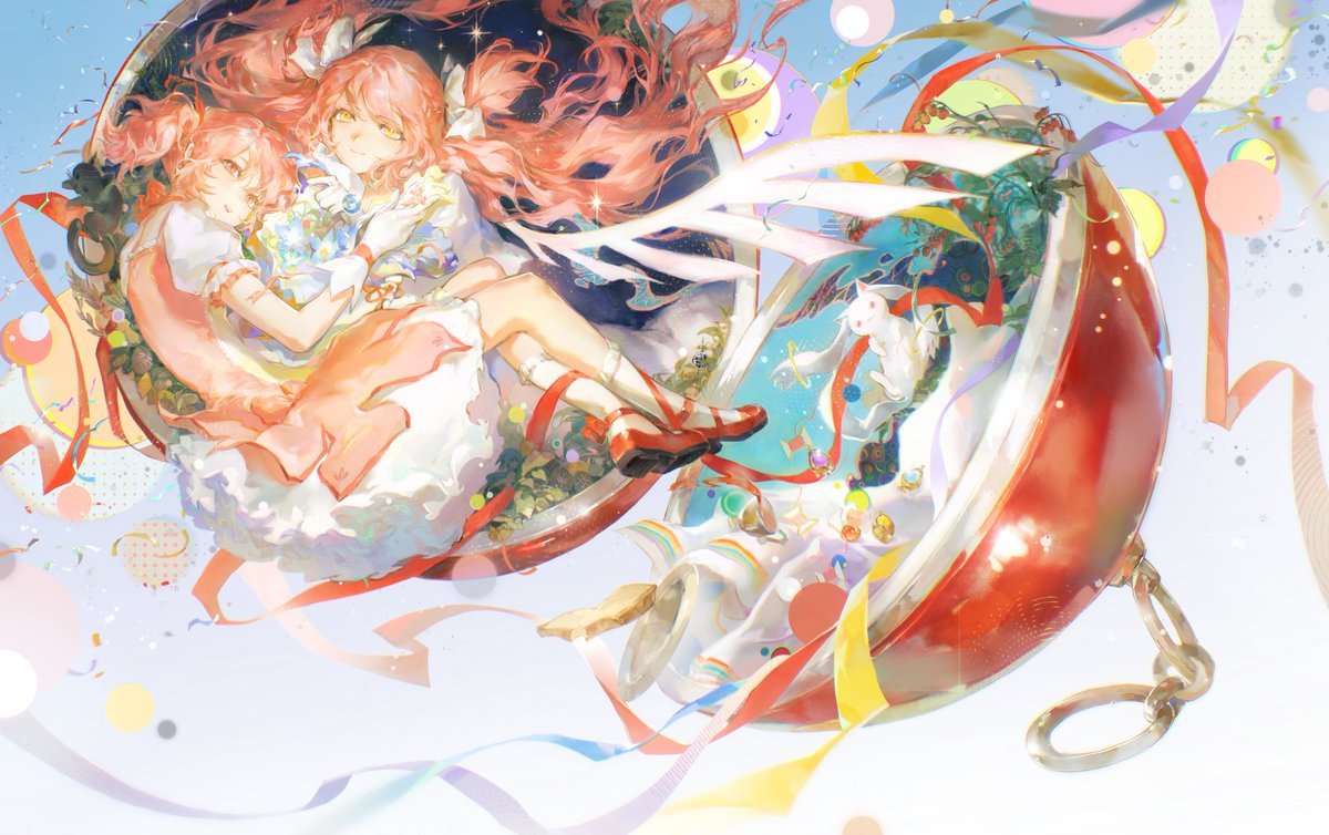 你是带来幸福的彩球
 #madoka_magica #魔法少女まどかマギカ #鹿目まどか #art #drawing