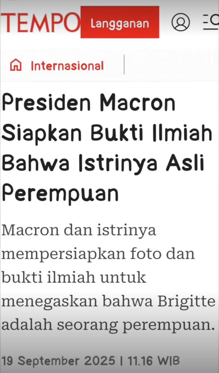 Obama dituduh bkn bangsa Amerika : Saya tunjukan akta lahir saya, silahkan diuji keasliannya ... Beres

Macron, gender istrinya diragukan : Saya akan siapkan bukti ilmiahnya ... Beres

Mul dituduh ijazah palsu : yg menuduh hrs membuktikan😅 ... Gitu aza alurnya, tdk ada beresnya