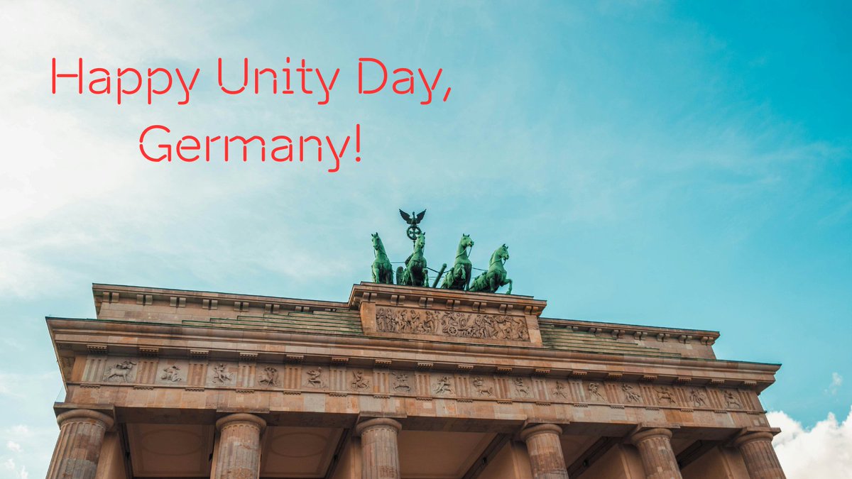 35 years ago today, a historic injustice was finally corrected with the reunification of East and West Germany.

German Unity Day reminds us of the importance of courageously standing up for what is right.

Glückwünsche zum Tag der Deutschen Einheit! 🇩🇪