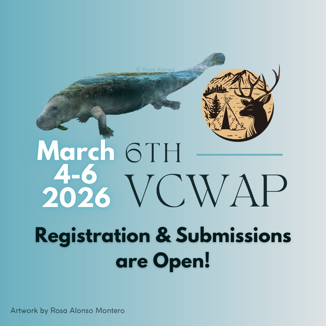 VCWAP is back! 🎉 Join us March 4–6, 2026.
Registration &amp; submissions (abstracts + paleoart) are now open
➡️ awap-science.org/en/vcwap-curre…
Open to ALL, whatever your employment status, gender identity or expression. Everyone’s welcome to participate!