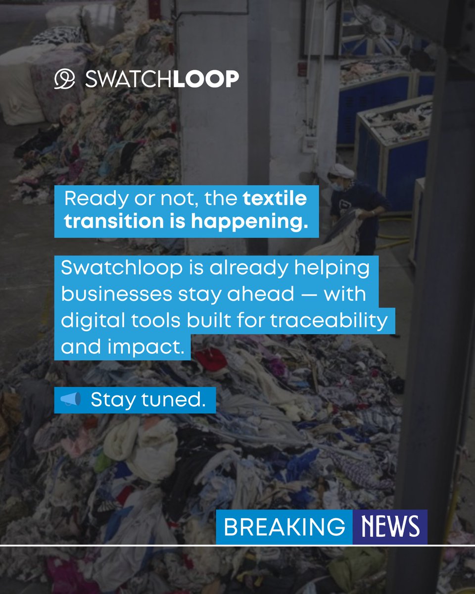 swatchloop's tweet image. 🚨 Big shift from the EU!

The European Parliament has officially adopted new legislation to reduce textile and food waste across the continent.

By 2030, all member states will need to:

♻️ Collect, sort, and recycle textile waste through Extended Producer Responsibility (EPR)…