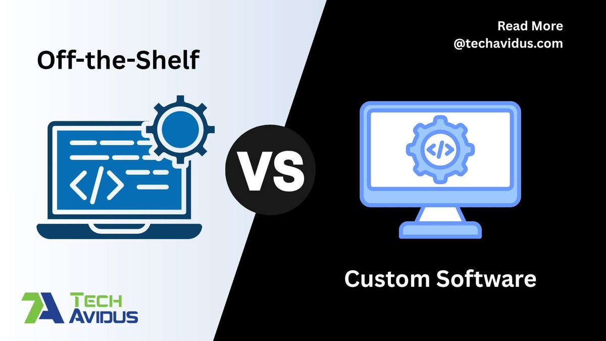TechAvidus's tweet image. Choosing the right software can transform your business.
👉 Custom OR Off-the-Shelf
Which suits you best?
Full blog: na2.hubs.ly/H01pcXq0
#CustomSoftware #OffTheShelfSoftware #BusinessEfficiency #DigitalTransformation #TechAvidus