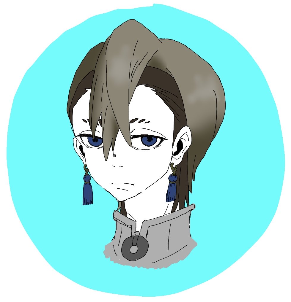 肩から上しか描けないマンだが描いたよ
髪のバランスが難しい