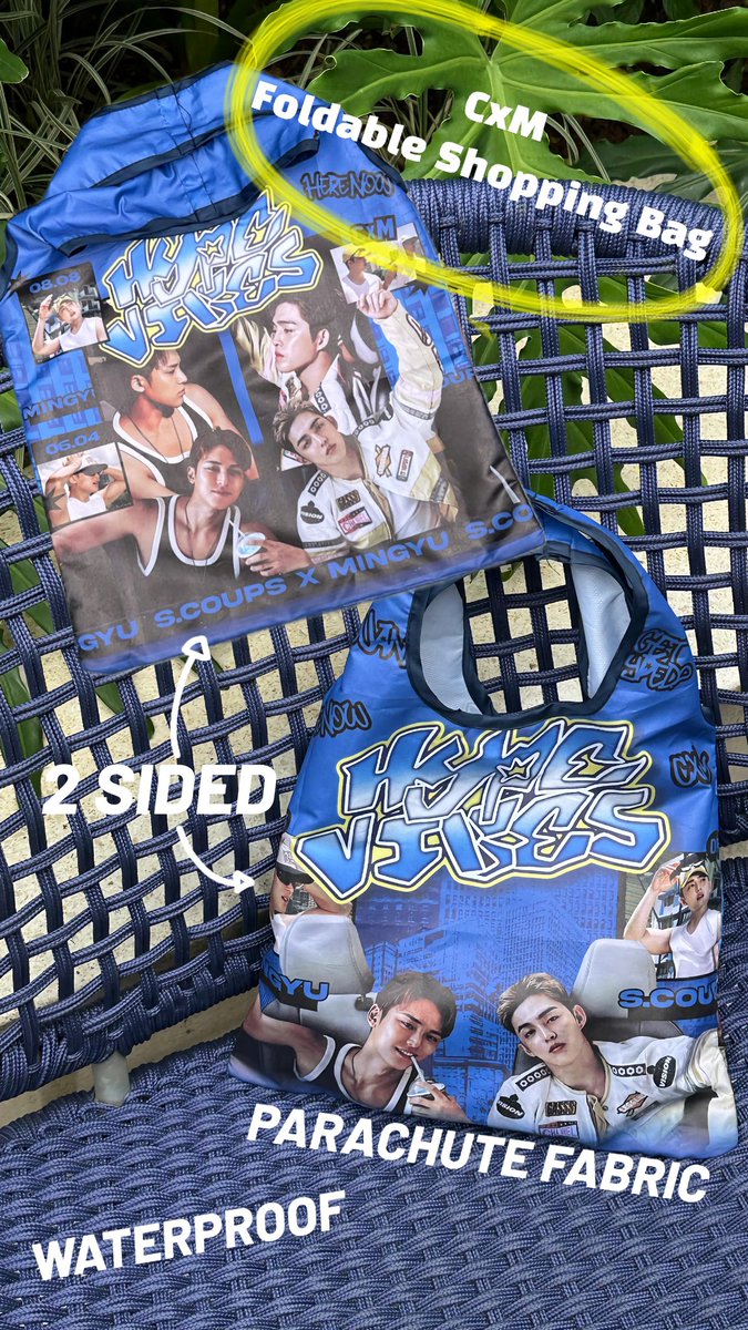 jajanbarengmj's tweet photo. hai hai last items for our product this week HAHA! here foldable bag CxM available 2 size small &amp; medium🌴☀️ https://t.co/aVnXhpOvKE