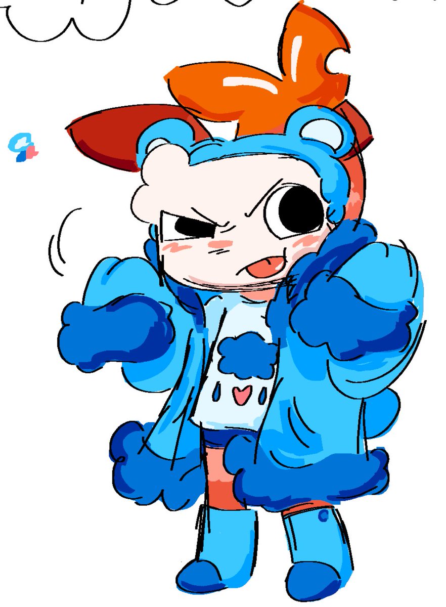 Frogkidd1's tweet photo. First technically not first post umm I really love this skin #dandysworld #dandysworldfanart #shrimpo https://t.co/05RpUUzwKO