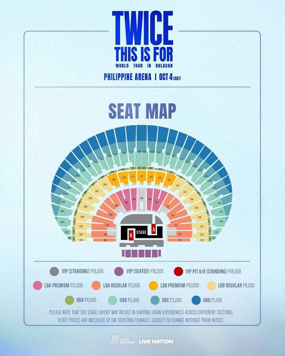 arvveeehh's tweet photo. WTS LFB
TWICE THIS IS FOR BULACAN
OCTOBER 4, 2025

(Parang VIP)
1 LBA REG 102 ROW 17
8,00 PESOS.

FOR MEET UP only. SM NORTH, TRINOMA, SM FAIRVIEW.

#TWICE
#TWICE_THISISFOR_WORLD_TOUR_BULACAN https://t.co/ysOMrfePJF