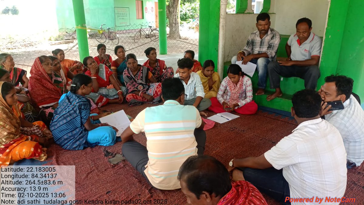 ITDASundargarh's tweet photo. Special Grama Sabha in Tudalaga village of Bargaon block under Adikarmayogi Abhiyan.
#AdiSewaParv
#AdiKarmayogiAbhiyan
#EmpoweringTribalViksitBharat
#JanajatiyaGauravvarsh
#BirshaMunda150 https://t.co/AbBXE8Zpq3