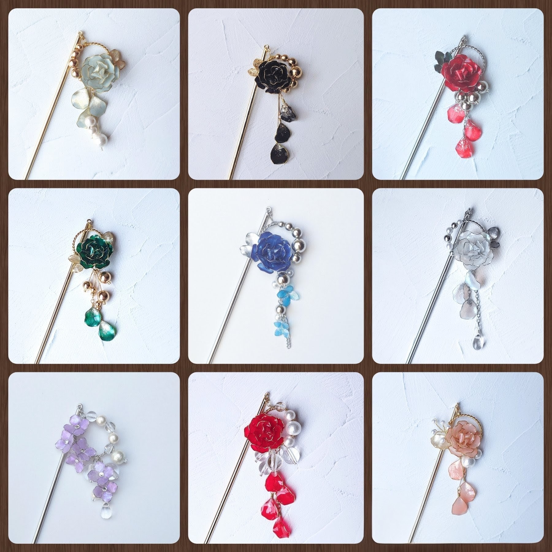 専用　クリスマスローズ✶八重桜✶その他　アメリカンフラワー(ディップフラワー) 専用 クリスマスローズ✶八重桜✶その他 アメリカンフラワー