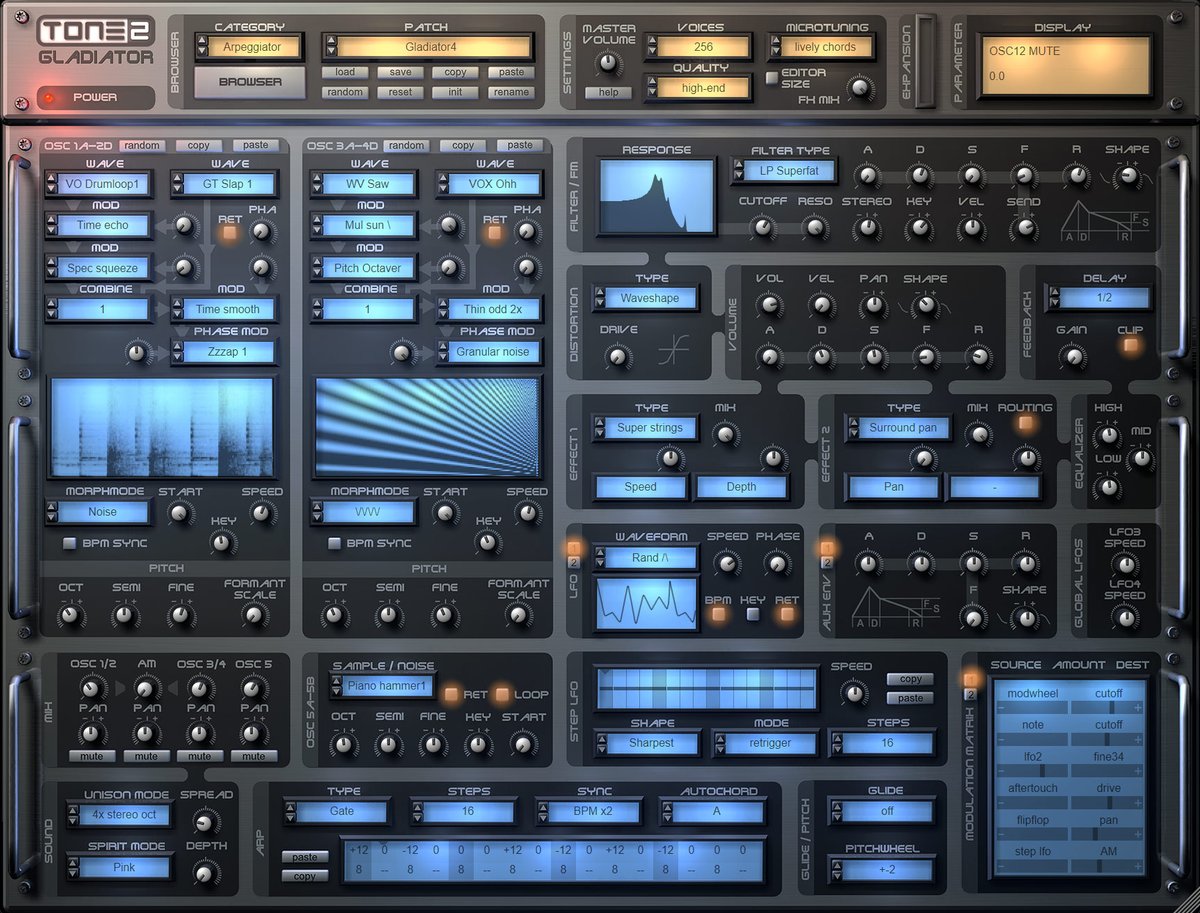 Tone2Audio's tweet photo. Gladiator 4.1 is available. The update includes enhancements and new features.
https://t.co/gHqHs7VQ66 https://t.co/prhrcAtBPO