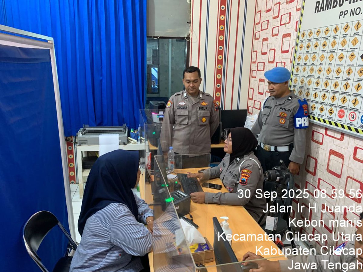 Propam pengecekan pelayanan di ruang sim