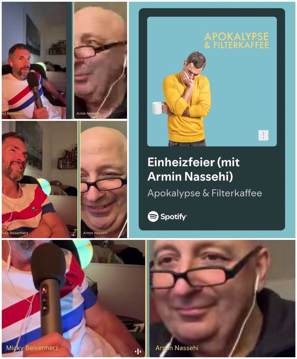 Feiertag! 
Einer unserer liebsten Gäste ist zurück!
Soziologe <a href="/ArminNassehi/">Armin Nassehi</a> redet am Tag der Deutschen Einheit u.a.  über das Ossimeter, Protestkultur, Ruck Reden und merkwürdige Bewegung beim ZDF.
Das und mehr bei #ApoFika 

(und #CampfireFM)