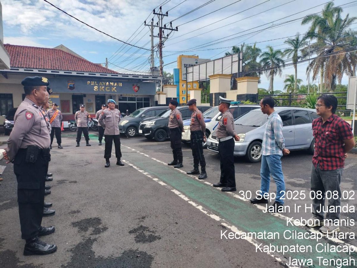 pemeriksaan personil ketika serah terima penjagaan