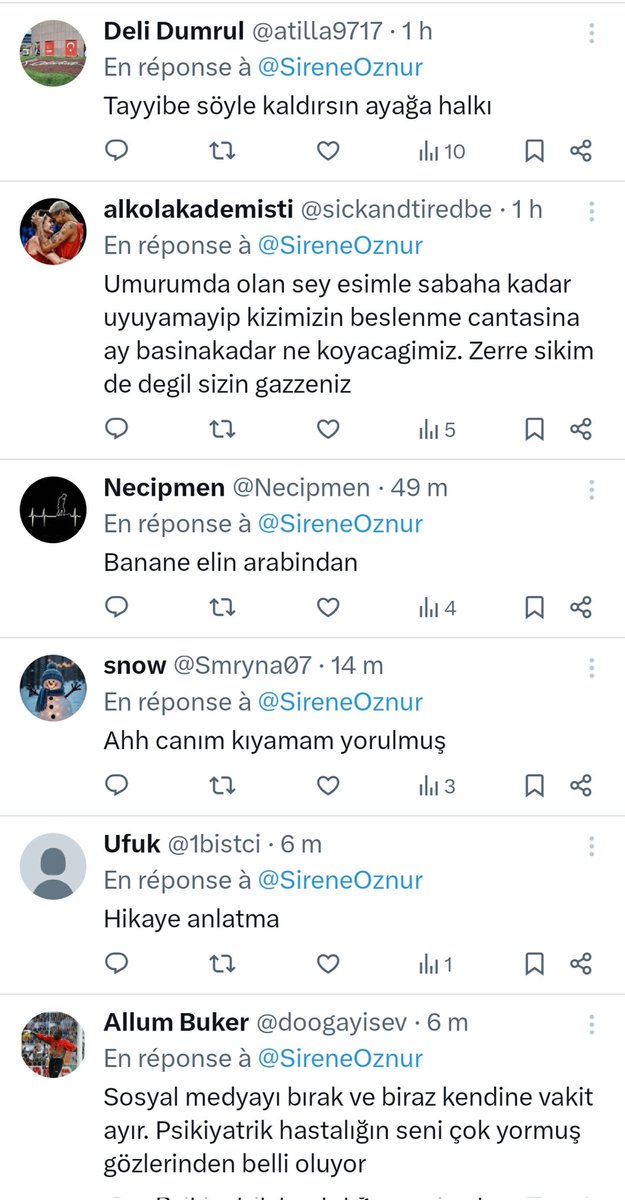 Dün İsrail'in 2 yıldır sadece Filistin'de değil, dünya genelindeki insanlık dışı faaliyetlerini kaleme aldım ve bu yazıyı sizlere okudum. Ve gerekçeleriyle uyardım: Bu artık Filistin ile sınırlı bir mesele değil, bütün insanlık tehdit altında. Gelen yorumlara örnekler (hepsini
