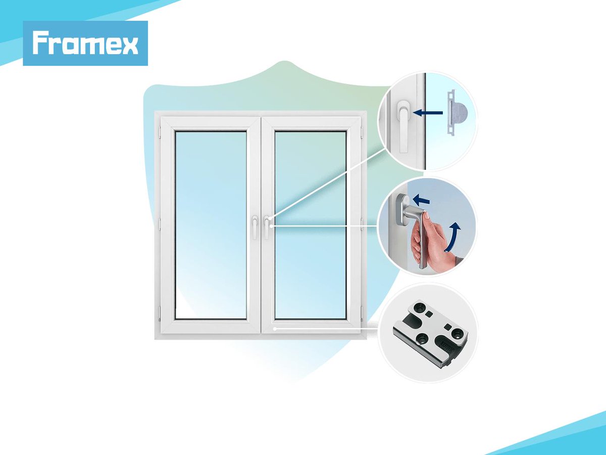 framex_pl's tweet photo. 🔒 Bezpieczeństwo zaczyna się od okien Framex! 🏠💼
✅ Antywłamaniowa konstrukcja i nowoczesne zabezpieczenia
✅ Klamki SecuForte® z automatyczną blokadą
✅ Zaczepy antywyważeniowe + stalowa osłona zamka
Chroń to, co najcenniejsze. 💪✨ https://t.co/UO6ze7E6n2
