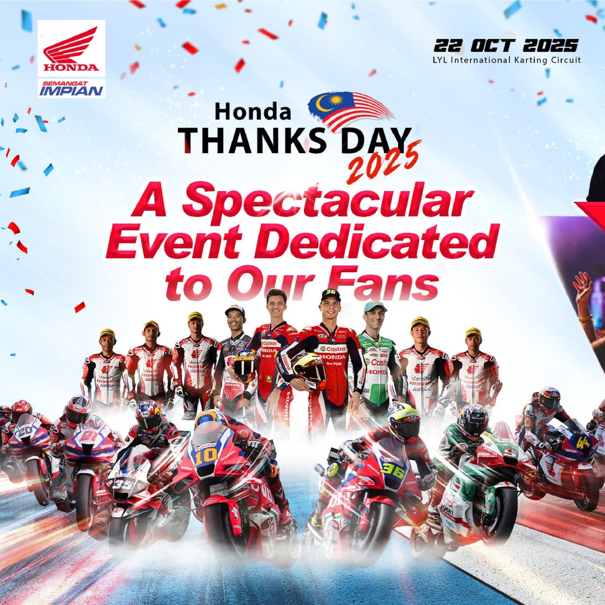 tt33ka's tweet photo. Jom korang daftar 𝗛𝗼𝗻𝗱𝗮 𝗧𝗛𝗔𝗡𝗞𝗦 𝗗𝗔𝗬 
📅 𝟮𝟮 𝗢𝗸𝘁𝗼𝗯𝗲𝗿 𝟮𝟬𝟮𝟱 (𝗥𝗮𝗯𝘂)
⏰ 𝟯:𝟬𝟬 𝗽𝗲𝘁𝗮𝗻𝗴 - 𝟵:𝟯𝟬𝗺𝗮𝗹𝗮𝗺

👉 𝗗𝗮𝗳𝘁𝗮𝗿 𝘀𝗲𝗸𝗮𝗿𝗮𝗻𝗴  >>> https://t.co/ChOMyjEhJS

#HondaThanksDay #HowWeMoveYou #HondaMotorcycleMY #SemangatImpian https://t.co/nsCYk9NGk7