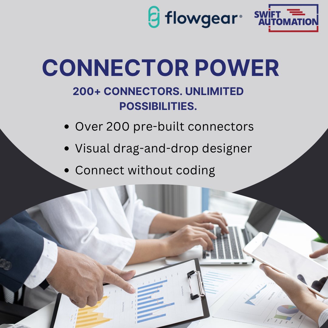 AutomationSwift's tweet image. Smarter integrations. Limitless opportunities.
With SWIFT Automation + Flowgear, your systems finally work together , fast, flexible & code-free. ⚡
#SWIFTAutomation #Flowgear #Automation #DigitalTransformation #Integration #BusinessGrowth