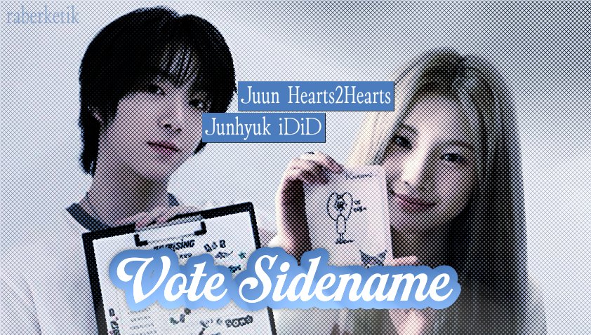 Halo teman-timun bxg mania! bantu ikut voting sidename untuk bocilku YUK ﾟ⁠.⁠*⁠♪･⁠ﾟ

🫧 like and retweet will be appreciated.