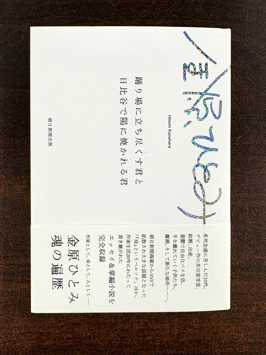 金原ひとみさん『踊り場に立ち尽くす君と日比谷で陽に焼かれる君