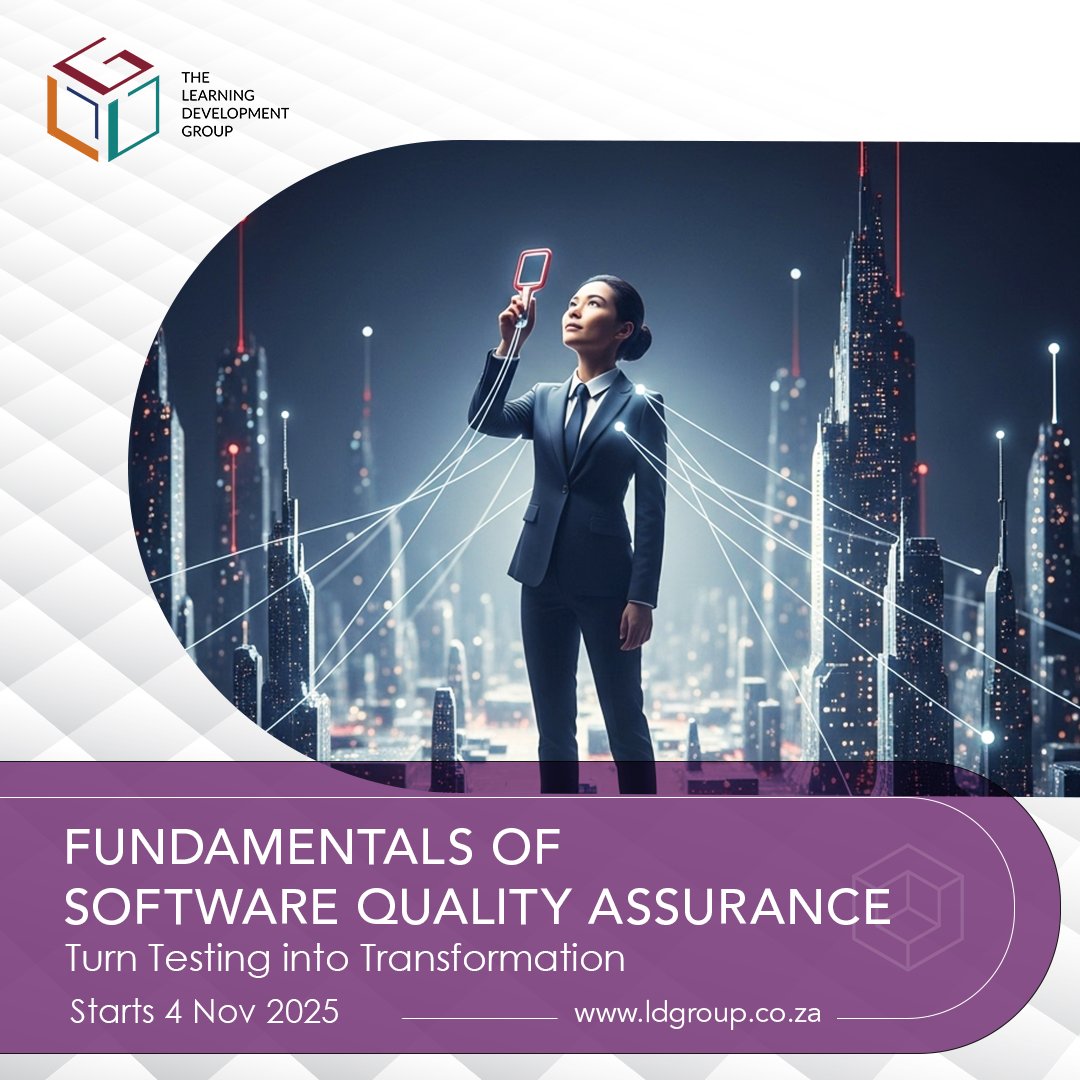TheLearningDev1's tweet image. Fast changes need faster quality decisions. Learn to embed quality from day one with our Fundamentals of Quality Assurance course. Starts 4 Nov 2025—book your seat! 🔗 hubs.li/Q03LgcHw0
#SoftwareTesting #Shortcourse #ITTraining #FundamentalsOfQA #ISTQB #LDGroup
