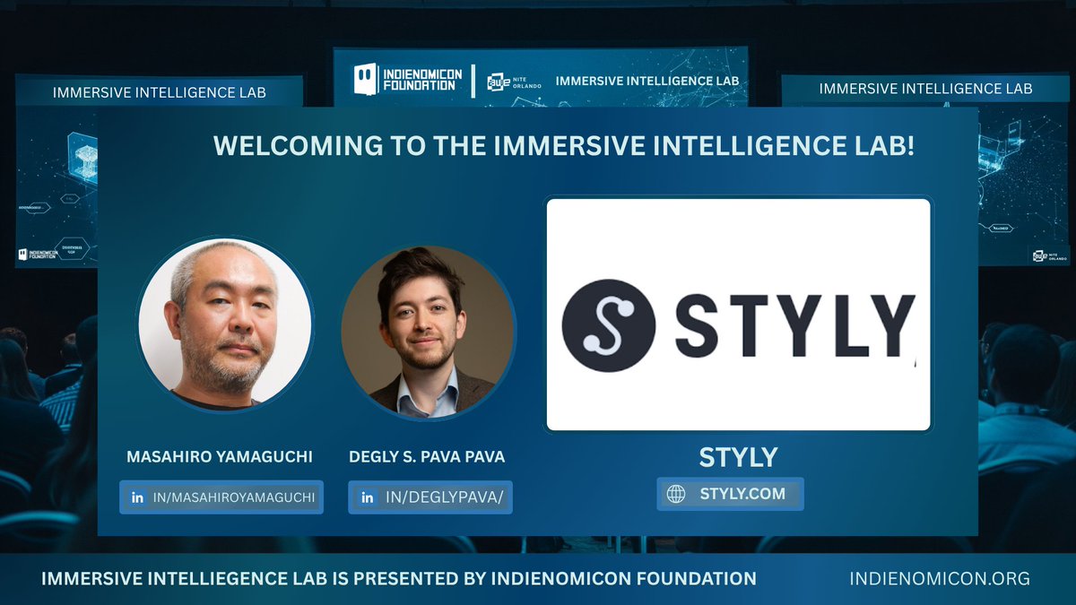 Tap4Tchnologies's tweet photo. Excited to welcome new innovators to AWE Nite Orlando: Immersive Intelligence Lab presented by @Indienomicon!

New lineup just announced:
✨ Meta 
✨ @STYLY_XR 
✨ Create Worlds / @WebXREngine 
✨ Tanmaatra 
✨ M3D Technologies

📅 Oct 16 | 🎟️Tickets :  https://t.co/Z27nRNblqP https://t.co/U0ZSPbbmli
