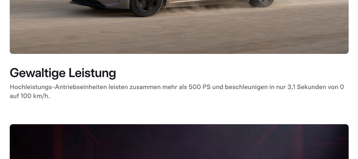 SergioViudes's tweet photo. @eivissacopter Thanks to you for all the info you share, really appreciated! By the way, I also noticed that on Tesla’s German website the power is listed as over 500 hp too. https://t.co/BPsNgeJbnG