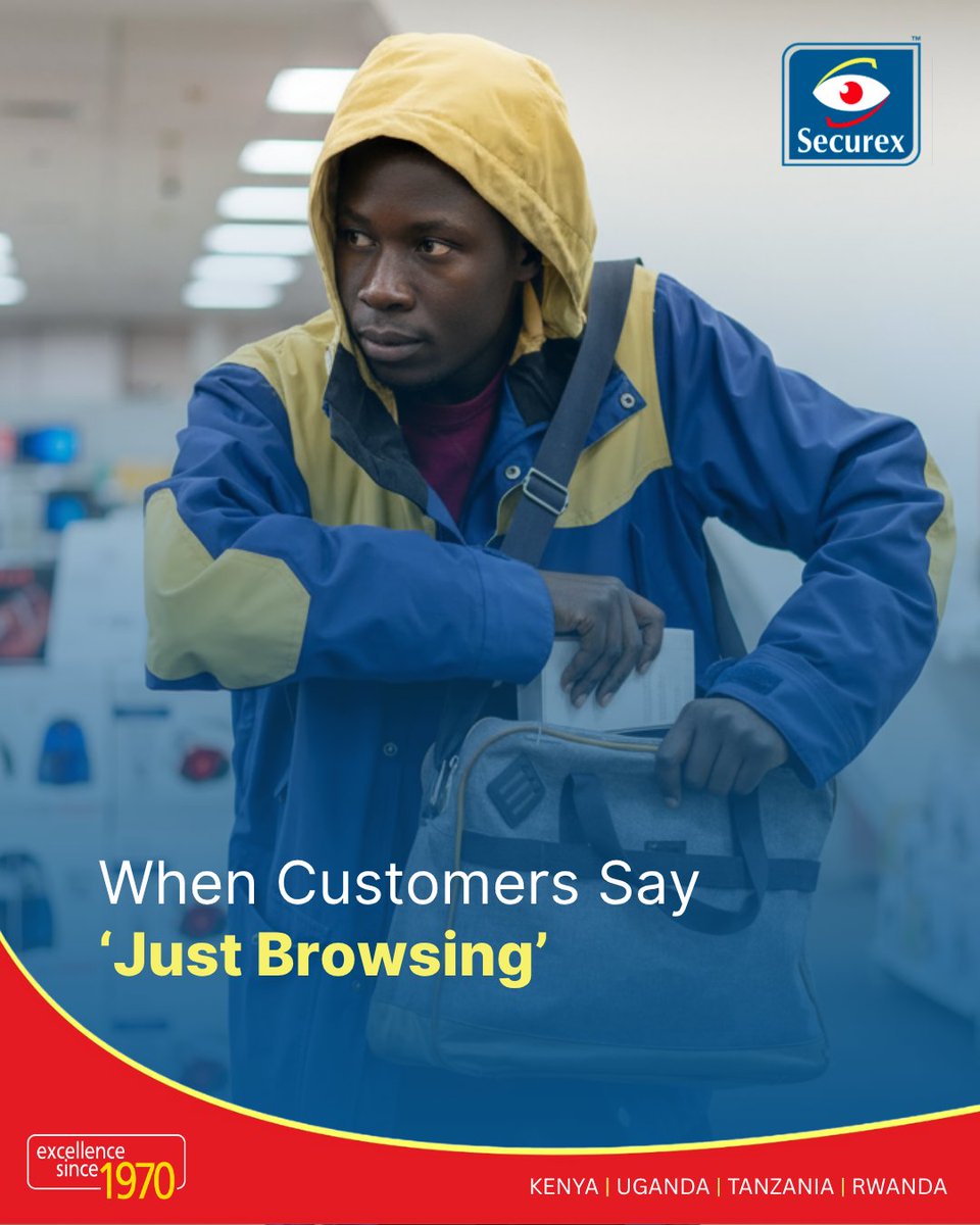 SecurexEA's tweet image. Your CCTV knows who’s really browsing, and who’s trying their luck. Tag that shopkeeper who relates.
#RetailLife #SecureWithSecurex #FridayFun