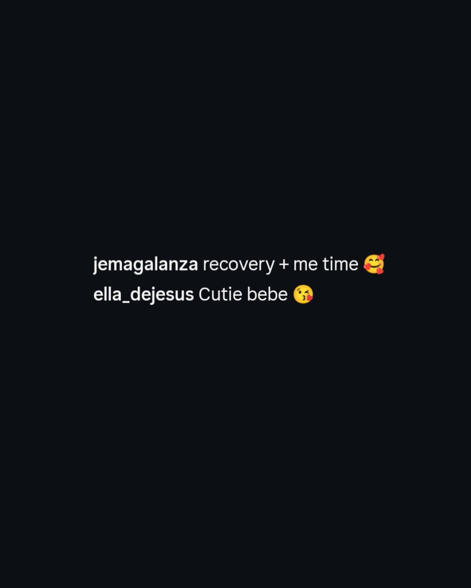 imyanceyyy's tweet photo. Jema: “recovery + me time 🥰”
Ella: “Cutie bebe 😘”

pagaling ka mare! 🫶🏻 https://t.co/L85b5Y3l9F