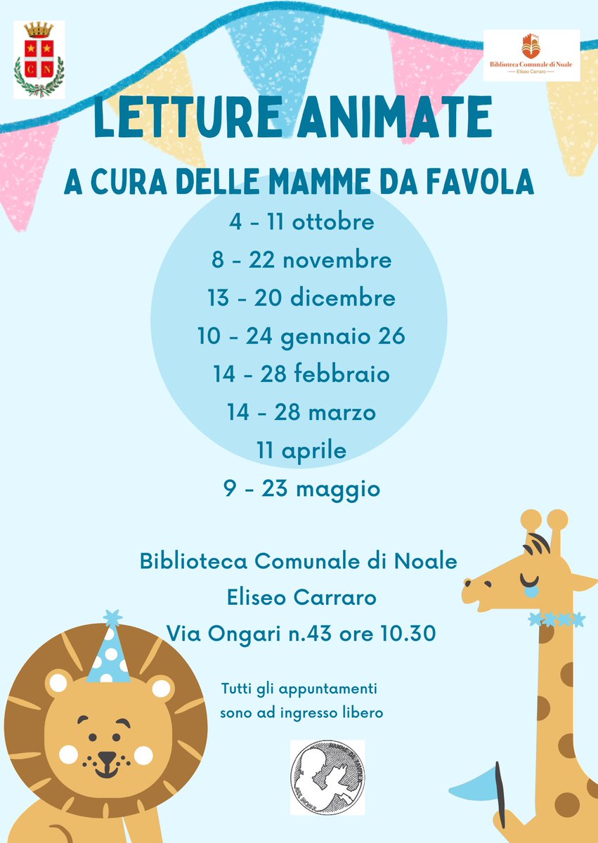 #MyNoale #MyBriana #MyCappelletta #MyMoniego 
E' uscita la newsletter del venerdi della Città di Noale - No@le -  Informazioni utili - 3 ottobre 2025 - mailchi.mp/a63146eb5694/n…