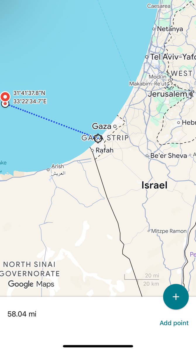 CuandoCuesta's tweet photo. The last remaining boat from the samud flotilla, the Marinette (Safad), just under 60 miles away from the shores of Gaza are telling us they see IOF warships nearing and interception is likely soon. https://t.co/pCeVUlqxiK