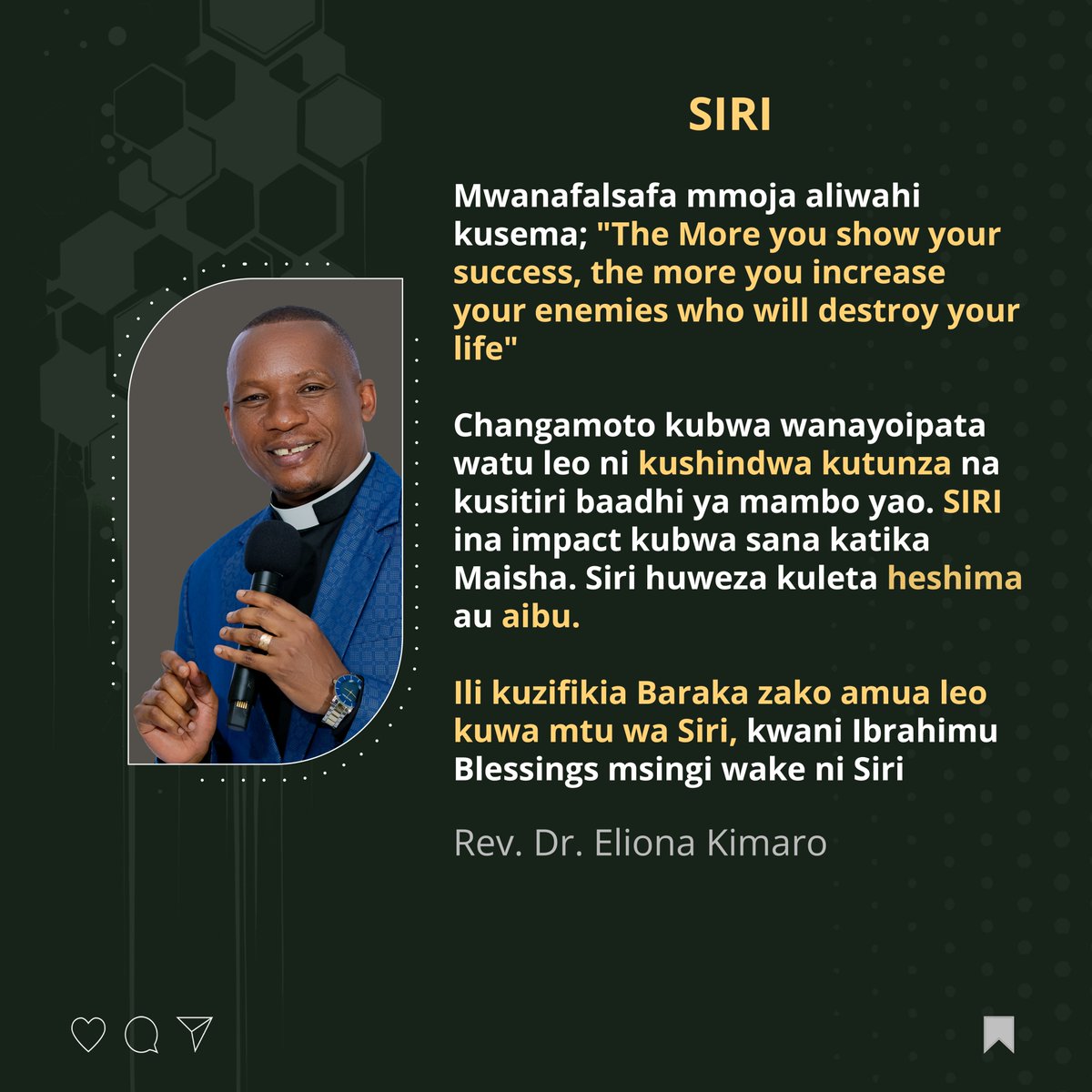 Rev. Dr. Eliona Kimaro tweet media