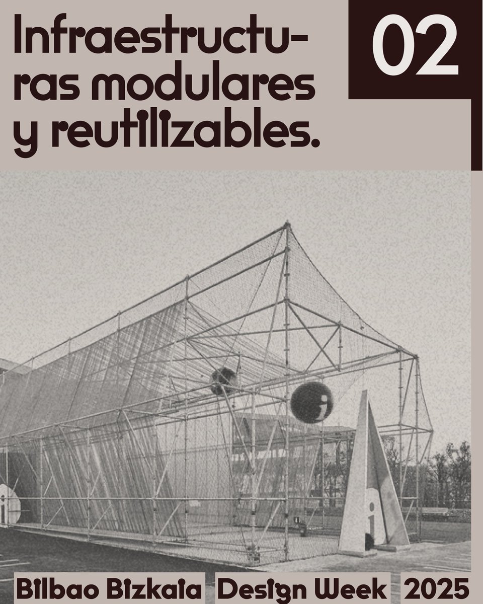 Bilbao Bizkaia Design Week 2025
De la emergencia la regeneración

En BBDW25 apostamos por un diseño regenerativo: infraestructuras modulares que se adaptan, transforman y se reutilizan, convirtiendo espacios infrautilizados en entornos vivos y transformadores.

20-28 NOV
#BBDW25