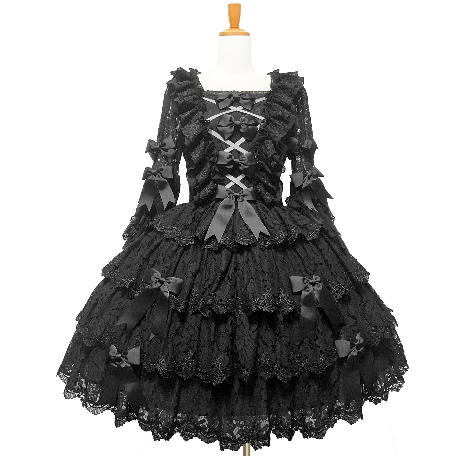 Y*♪様 アンドロミオ ワンピース The Witch's Dress」魔女ワンピース【素材、レース、リボン