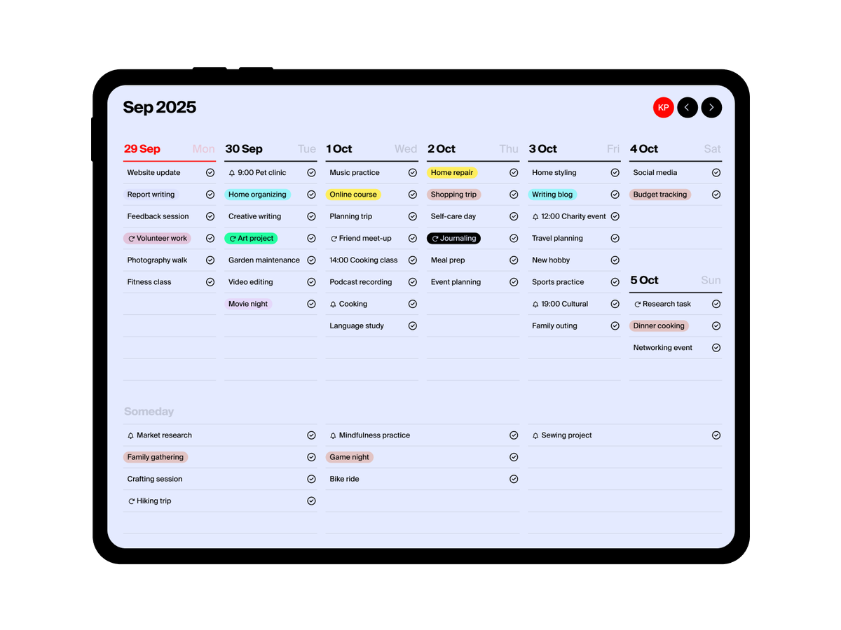Good news for iPad users: smoother task dragging and overall performance improvements. Please update Tweek.