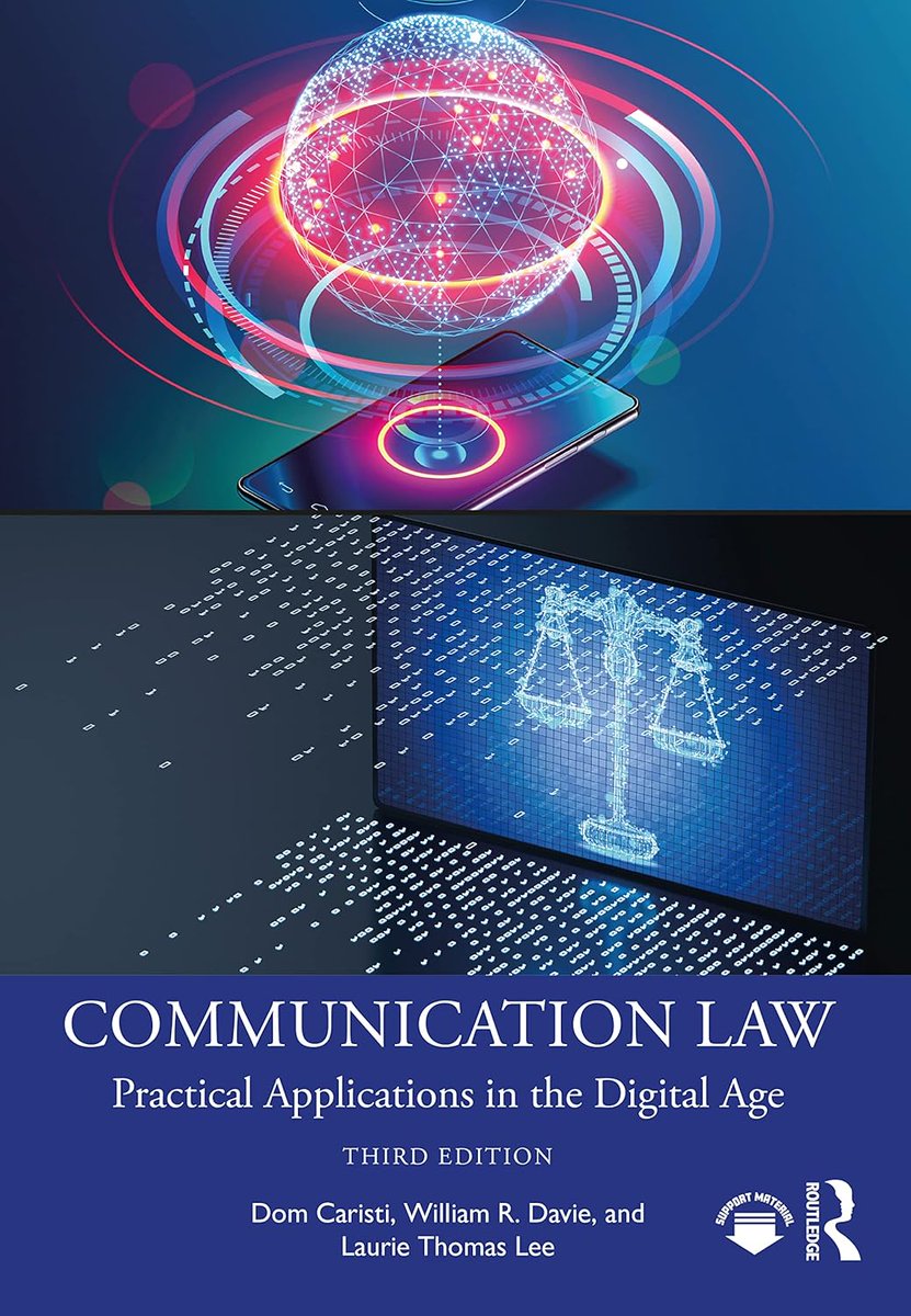 imulibrary's tweet image. 📢 Communication Law : Practical Applications in the Digital Age (3rd ed.) by Dom Caristi et al., is now available on ProQuest Ebook Central
🔗 Read e-book here: ezp2.imu.edu.my/login?auth=shi…
Thank you
#IMUUniversityLibrary #eBooks #ProQuestEbookCentral