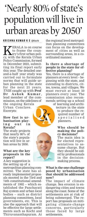 DELHI_SPA's tweet photo. Proud moment for SPA New Delhi! 🎉
Prof. Dr. Ashok Kumar shared key insights at Kerala Urban Conclave 2025, stressing the need for tailored urban models that balance sustainability, equity &amp; growth.
#UrbanConclave2025 #SPA #urbanplanning https://t.co/Yi6jKYBQJ7