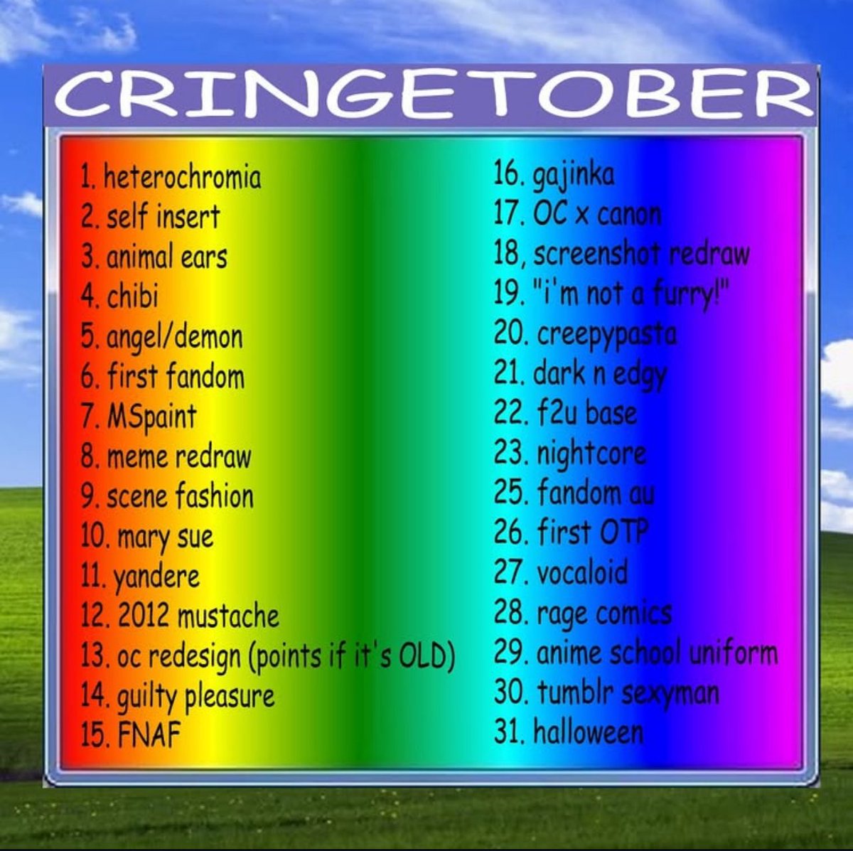 r00kpc_'s tweet photo. POV: bro comes up with a new idea to get money (scamming creepy old men)

Cringetober list from @omegampregmafia from instagram

#art #twistedwonderland #twstプラス https://t.co/0WYdW31mGN