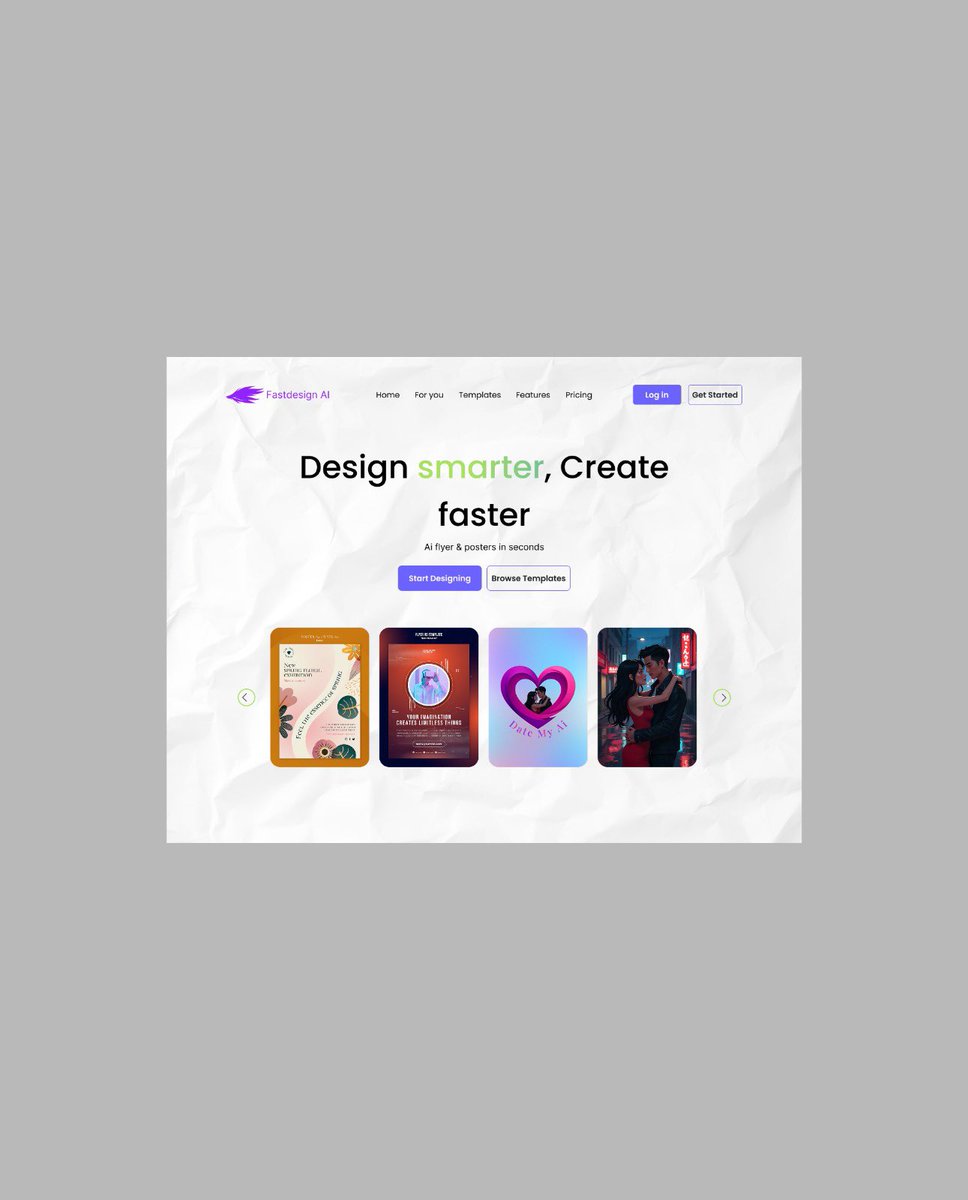 Moyotj1's tweet photo. Hii👀.
This is my submission for, FastDesignAi. FastdesignAi is a web app that connects ideas to visuals, and also makes designing easy and quick, powered by Al.
 #fastdesignAi https://t.co/H1KPTrtXdg